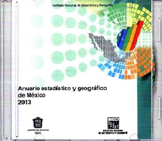 Portada de Anuario estadístico y geográfico de México 2013