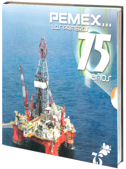 Portada de PEMEX, Los primeros 75 años