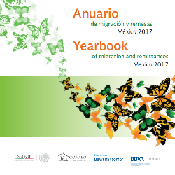 Portada de Anuario de migración y remesas México 2017