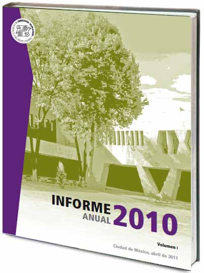 Portada de Informe anual 2010 Vol. I