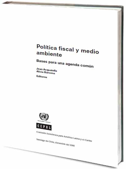 Portada de Política fiscal y medio ambiente