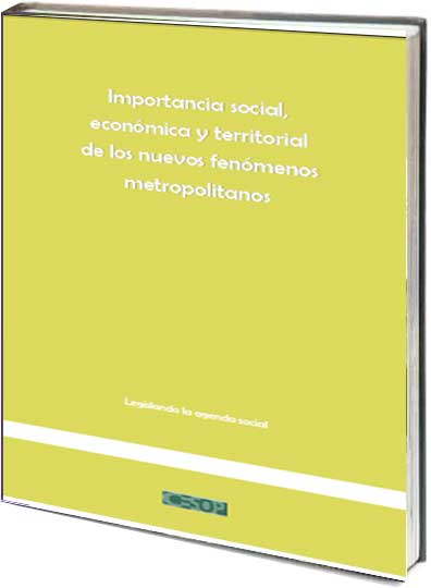 Portada de Importancia social, económica y territorial de los nuevos fenómenos metropolitanos.