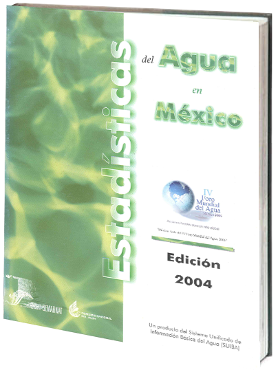 Portada de Estadísticas del agua en México