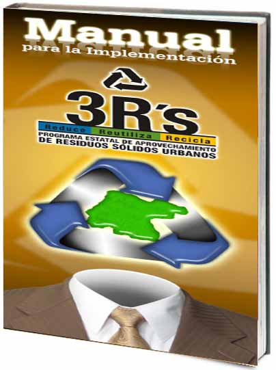 Portada de Manual para la implementación 3R´s (Reduce-Reutiliza-Recicla)