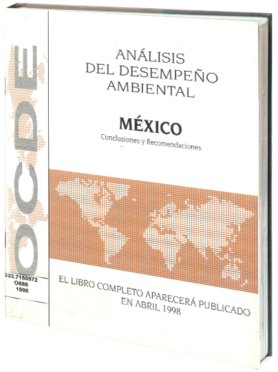 Portada de Análisis del desempeño ambiental