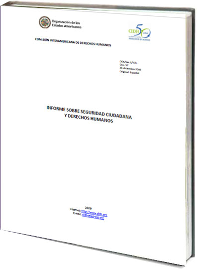 Portada de Informe sobre seguridad ciudadana y derechos humanos