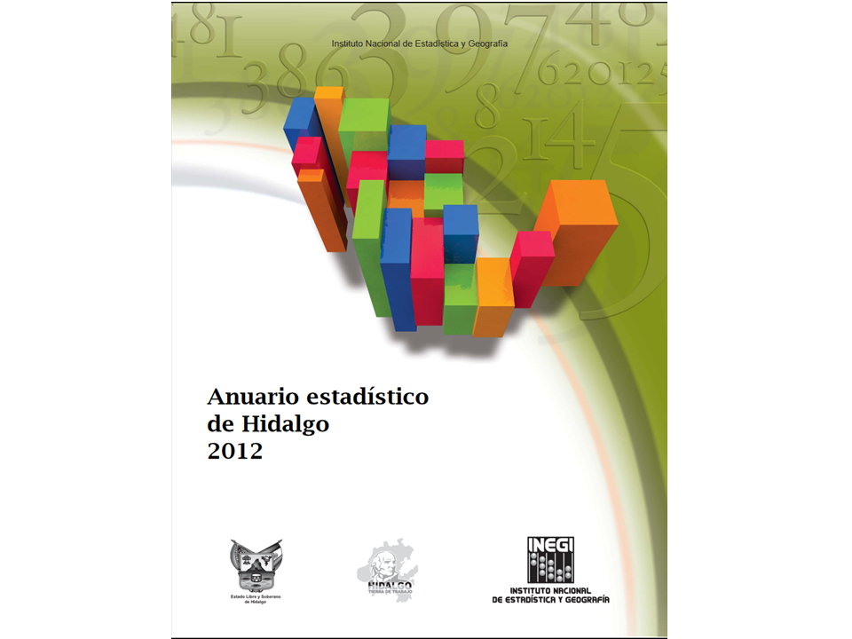 Portada de Anuario estadístico de Hidalgo 2012