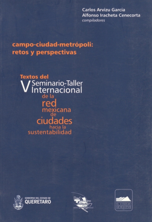 Portada de Textos del V seminario-taller de la red mexicana de ciudades hacia la sustentabilidad 