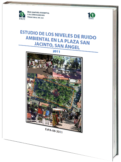 Portada de Estudio de los niveles de ruido ambiental en la Plaza San Jacinto, San Ángel