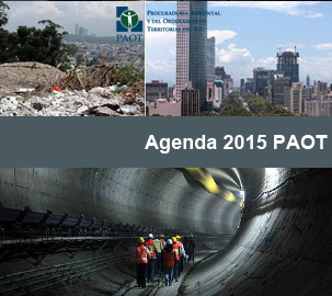 Portada de Agenda 2015 PAOT