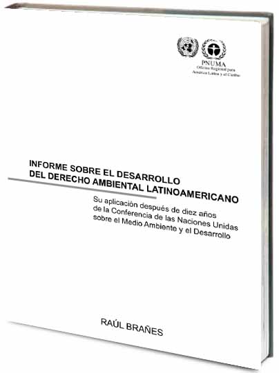 Portada de Informe sobre el desarrollo del derecho ambiental latinoamericano