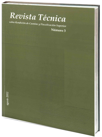 Portada de Revista técnica sobre rendición de cuentas y fiscalización superior 