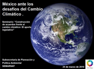 Portada de México ante los desafíos de cambio climático 