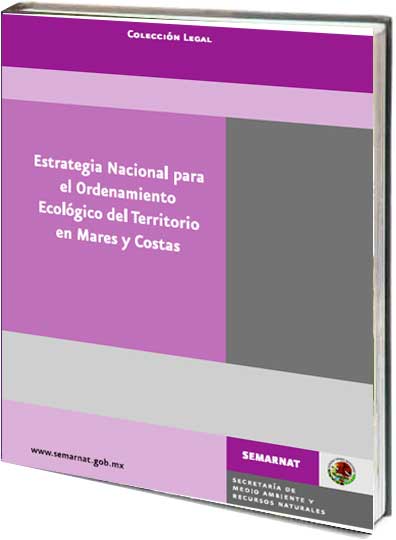 Portada de Estrategia nacional para el ordenamiento ecológico del territorio en mares y costas.