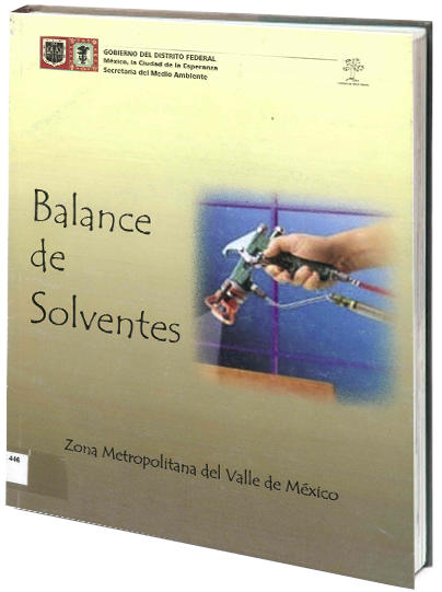 Portada de Balance de solventes