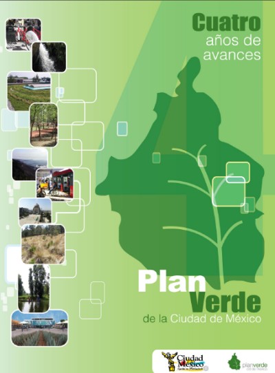 Portada de Plan verde de la Ciudad de México