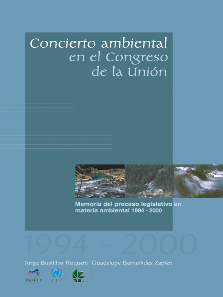 Portada de Concierto ambiental en el congreso de la unión