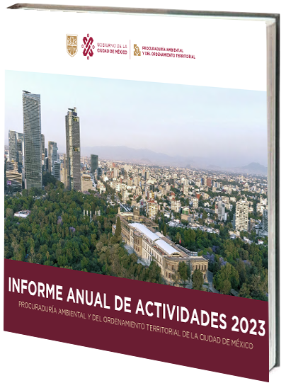 Portada de Informe Anual de Actividades de la PAOT 2023