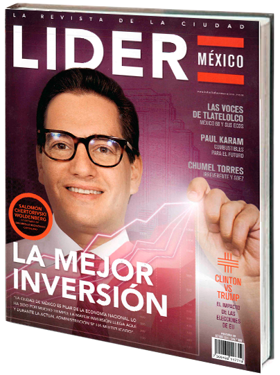 Portada de La revista de la Ciudad líder México